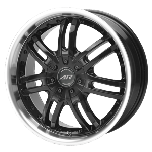 American Racing Haze AR363 Gloss Black W/ Machined Lip