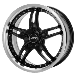 American Racing Santa Cruz AR371 Gloss Black W/ Machined Lip