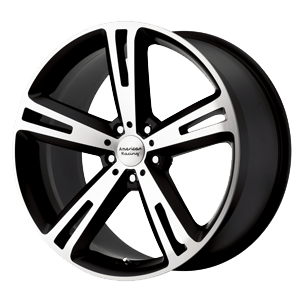 American Racing Villian AR885 Matte Black Machined