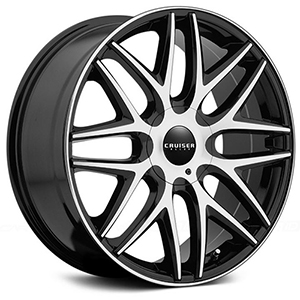 Cruiser Alloy Endure 915 Gloss Black W/ Machined Face