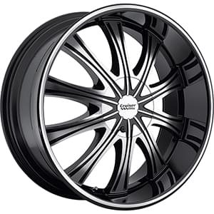 Cruiser Alloy Slice 911 Gloss Black W/ Machined Face