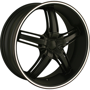 Dip Ambush D68 Matte Black W/ Machined Groove