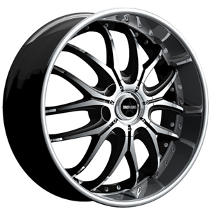 Dropstars DS641 Gloss Black W/ Machined Face