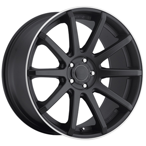 Dropstars DS643 Satin Black W/ Machined Lip