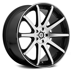 Dropstars DS643 Gloss Black W/ Machined Face