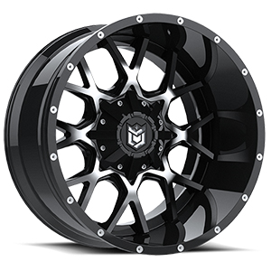 Dropstars DS645 Gloss Black W/ Machined Face