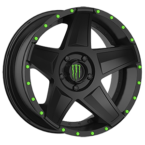 Monster Energy DS648 Satin Black W/ Green Monster Cap