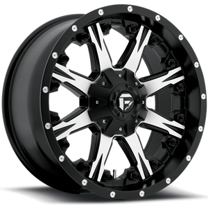 Fuel Nutz D541 Black W/ Machined Face