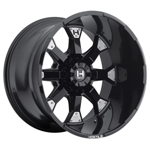 Hostile Knuckles H101 8 Lug Asphalt