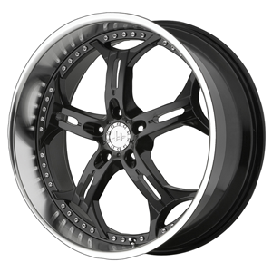 Helo HE834 Gloss Black W/ Machined Lip