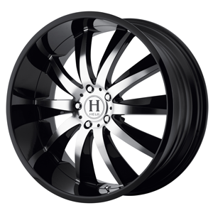 Helo HE851 Gloss Black W/ Machined Face