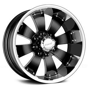Mazzi Hulk 755 Black W/ Machined Lip