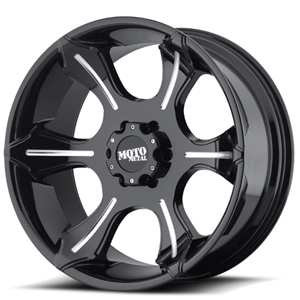 Moto Metal MO965 Gloss Black W/ Milled Spokes