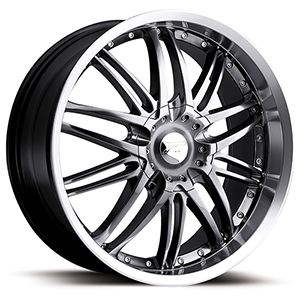 Platinum Apex 200 Hyper Black W/ Diamond Cut Lip