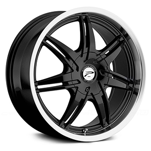 Platinum Mantis 204 Gloss Black W/ Diamond Cut Lip