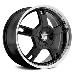Platinum Tracker 210 Gloss Black W/ Diamond Cut Lip
