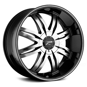 Platinum Diamonte 298 Gloss Black W/ Diamond Cut