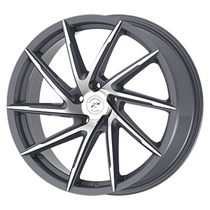 Platinum Hawk 433 Satin Graphite W/ Diamond Cut