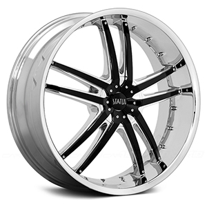 Status Fang S820 Chrome W/ Gloss Black Inserts