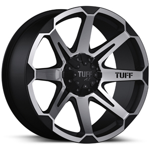 TUFF A.T. T05 Black W/ Machined Face