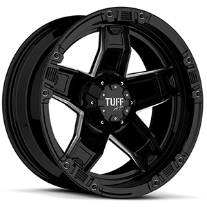 TUFF A.T. T10 Gloss Black Milled
