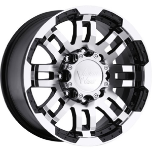 Vision Off-Road Warrior VI375 Black W/ Machined Face