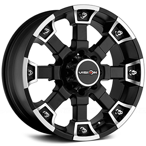 Vision Off-Road Brutal 392 Black W/ Machined Face