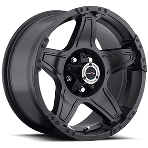 Vision Off-Road Wizard 395 Matte Black Concave