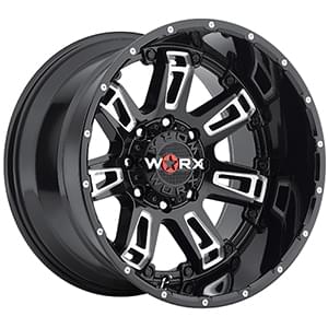 Worx Beast II 808 Wide Gloss Black Milled