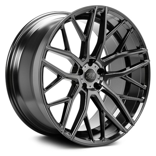1AV ZX11 Gloss Black W Polished Face Tinted - Part Number 922BLNK30ZX11BT-5x4.25 1AV ZX11 Gloss Black W Polished Face Tinted Photo