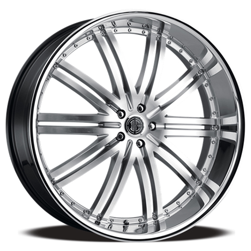 2Crave Signature Series No.11 Platinum Silver With Diamond Cut Face and Chrome Lip - Part Number N11-2610NN30MPSK-I 2Crave Signature Series No.11 Platinum Silver With Diamond Cut Face and Chrome Lip Photo
