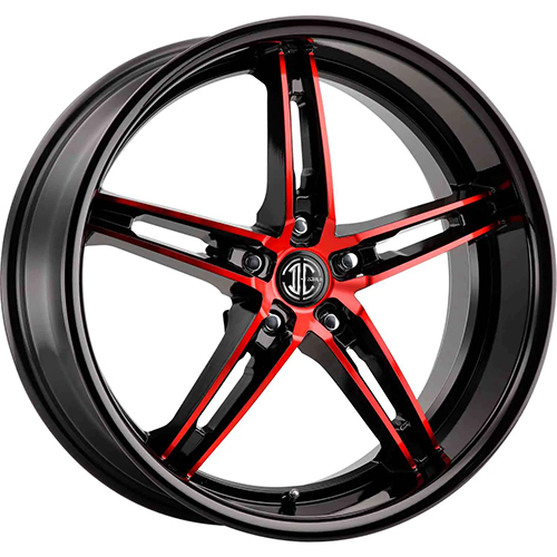 2Crave No.38 Gloss Black W/ Red Machined Face - Part Number N38-1880DD35FRF 2Crave No.38 Gloss Black W/ Red Machined Face Photo