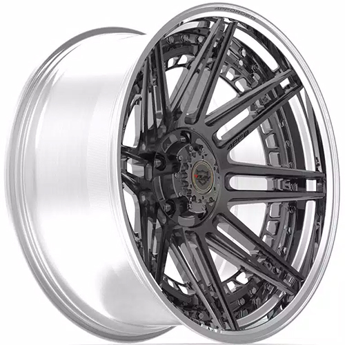 4Play 4PF8 Brushed W/ Tinted Clear & Polished Barrel - Part Number 4PF8-22100-8170-18BG-P 4Play 4PF8 Brushed W/ Tinted Clear & Polished Barrel Photo