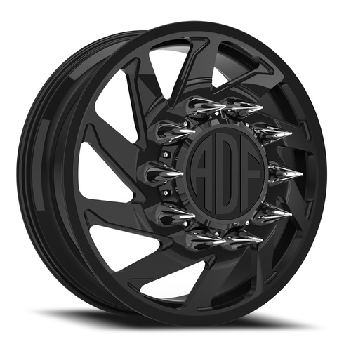 ADF Wheels Contractor Dually Gloss Black Photo