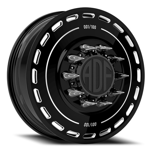 ADF Wheels Ltd Dually Gloss Black/Machined Photo