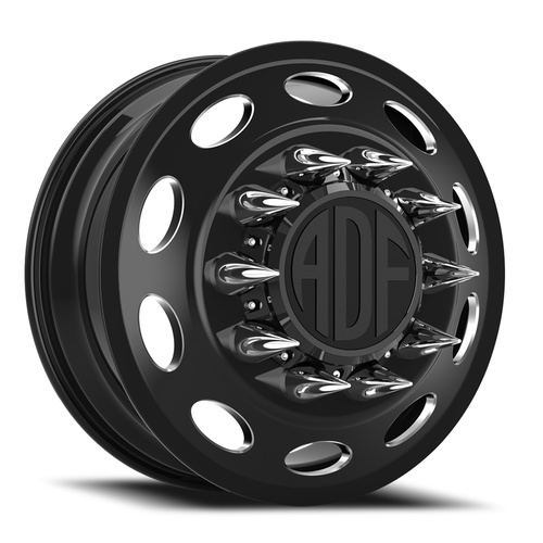 ADF Wheels Peterson Dually Gloss Black/Machined Photo