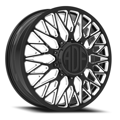ADF Wheels Techno Mesh Dually Gloss Black/Machined Photo