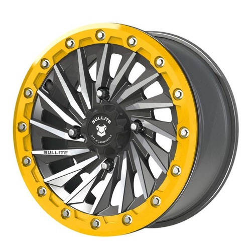 Bullite Bt-08 Gunmetal Gray W/ Neo Yellow Beadlock Photo