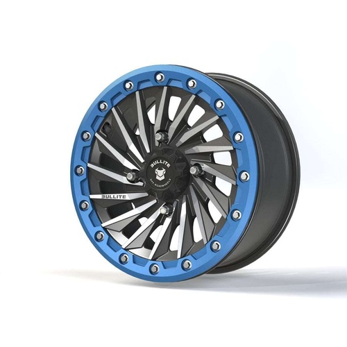 Bullite Bt-08 Gunmetal Gray W/ Sapphire Blue Beadlock Photo