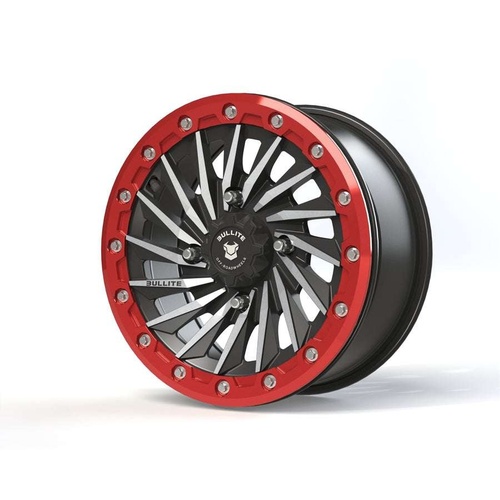 Bullite Bt-08 Satin Black W/ Bullite Red Beadlock Photo