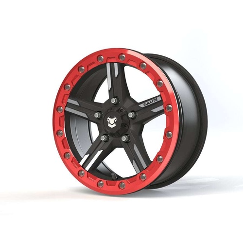 Bullite Bt-09 Satin Black W/ Bullite Red Beadlock Photo