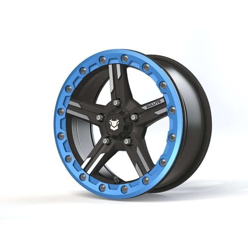 Bullite Bt-09 Satin Black W/ Sapphire Blue Beadlock Photo