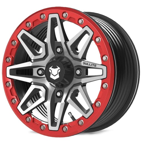 Bullite Pro-03 Satin Black W/ Bullite Red Beadlock Photo