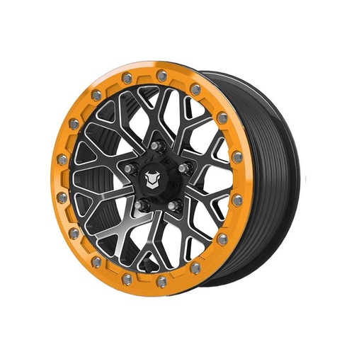 Bullite Pro-05 Satin Black W/ Aerospace Orange Beadlock Photo