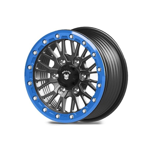 Bullite Pro-08 Satin Black W/ Sapphire Blue Beadlock Photo