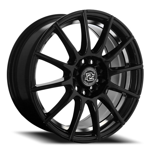 Drag Concepts Dc16 Gloss Black Machined Undercut - Part Number DC161670010-38GBMC Drag Concepts Dc16 Gloss Black Machined Undercut Photo