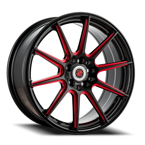 Drag Concepts Dc39 Black W/ Red Milling Photo