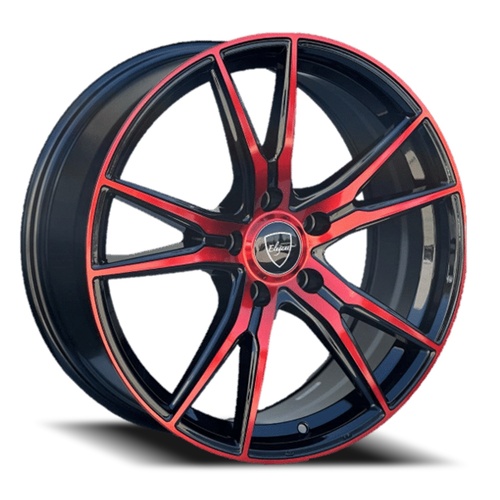 Elegance E001 Gloss Black W/ Candy Red Face Photo