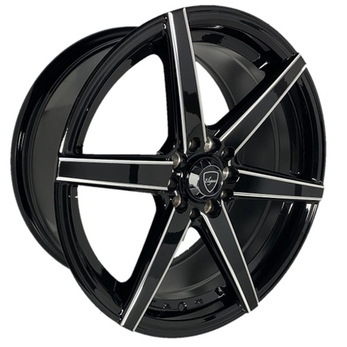 Elegance E002 Gloss Black W/ Milled Accents Photo