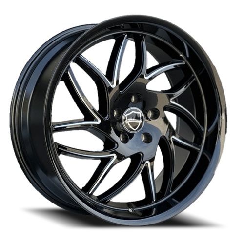 Elegance Magic Gloss Black Machined - Part Number EMAGIC-051435GBM Elegance Magic Gloss Black Machined Photo